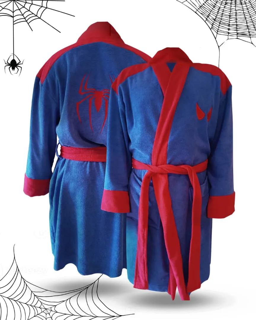 Bata Spiderman clásico, en versión de adulto y de niño