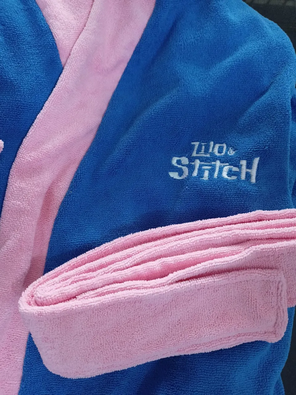 Bata Lilo y Stich azul y rosa